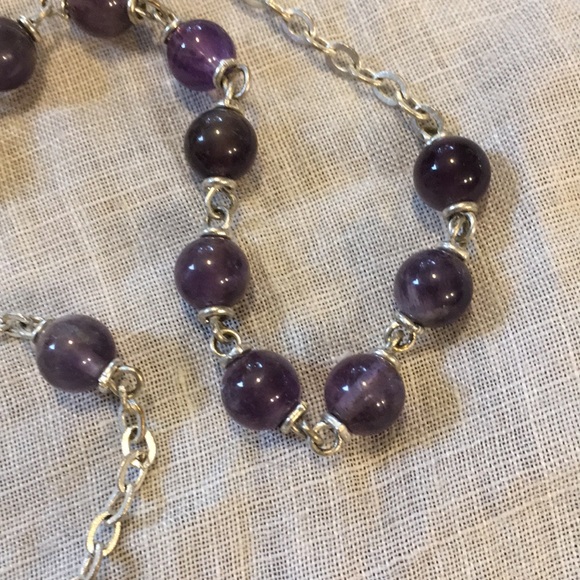 Purple Beaded Prayer Charm - Picture 2 of 4